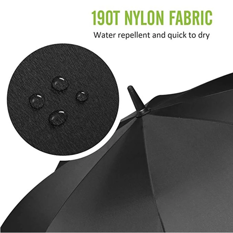 golf umbrella 62 inch windproof fiberglass ribs large golf umbrella with custom logo print for promotional golf umbrellas