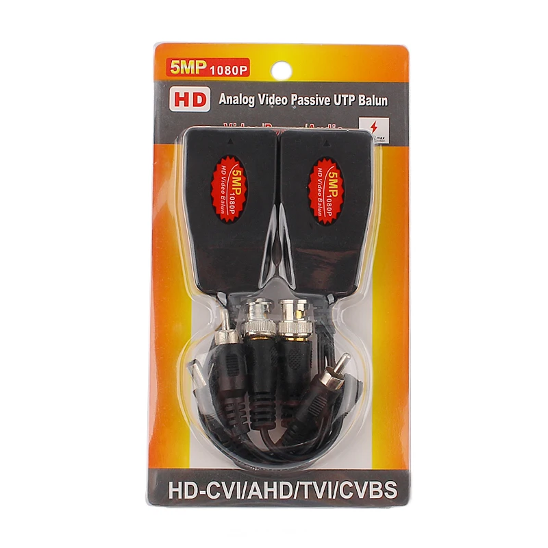 UTP Video Balun ethernet connector YJS-1701AVP BNC to RJ45 Balun