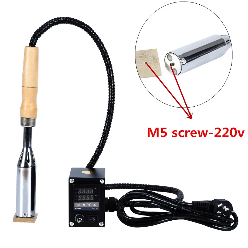 Handheld Brand Hot Stamping Machine cake branding machine LOGO Leather Embossed Wood marking embossing machine 40*40MM