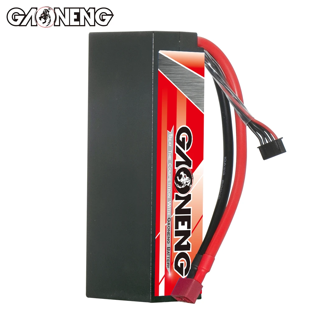 GNB GAONENG 6500 мА/ч 4S 4S2P 14 8 V 120C T-PLUG открытое пальто футляр с силикатной гелевой батареи 1:8 1/8 Радиоуправляемый гоночный автомобиль Лодка Грузовик Truggy