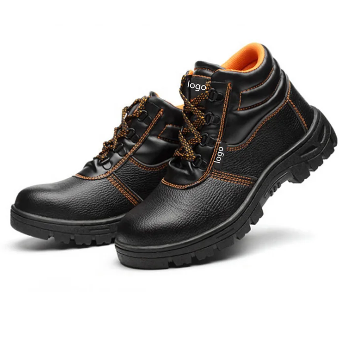 Zapatos de punta de acero para hombre, indestructibles, transpirables, comodos, zapatos de seguridad, antideslizantes