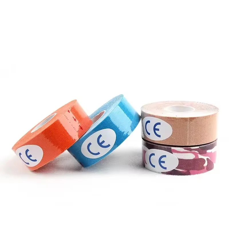 Factory Price Cotton Kinesiology Tape for Knee and Ankle Hypoallergenic Athletic Tape for Injury Support and Swelling Reduction