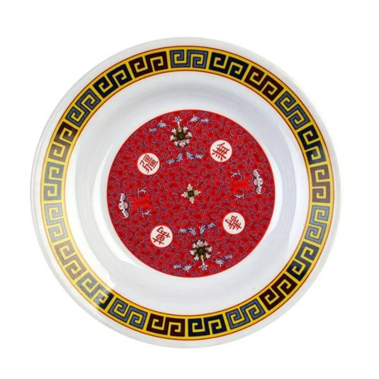 Китайский новый год Giftware SHOU красная Меламиновая Посуда столовая