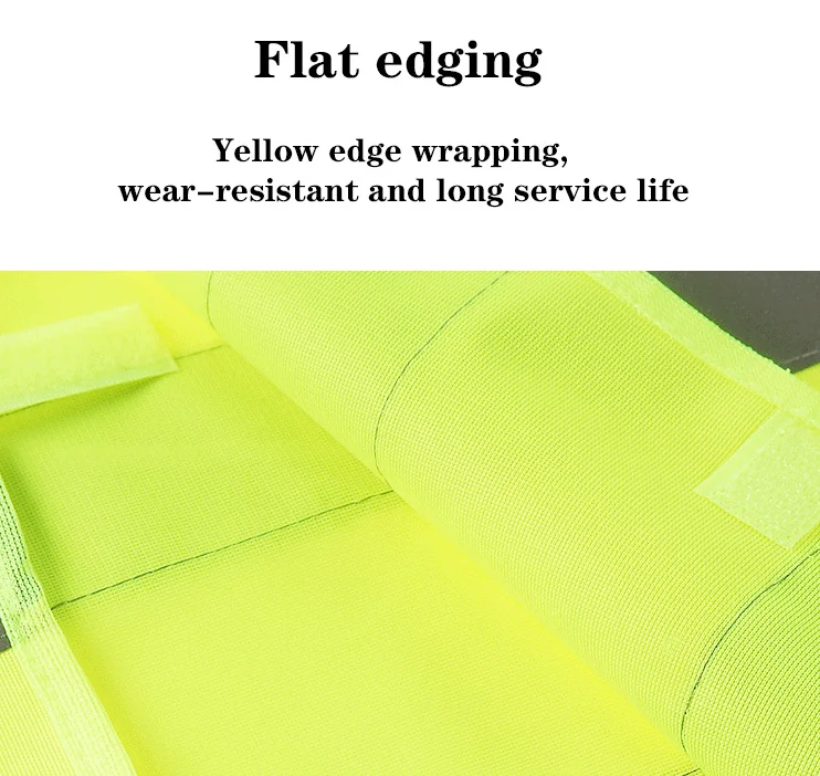 High Visibility Work Safety Vest Colorful Polyester with Mesh Windproof Water Proof Reflective for Night Work & Logo Support