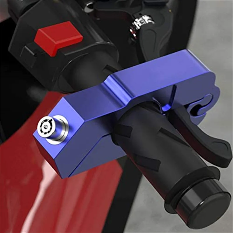 Universal Motorcycle Handle Throttle Grip Security Lock with 2 Keys to Secure a Bike, Scooter, Moped or ATV