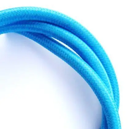 High Quality Retro Round Braided Cable Wire 2*0.75m² Textile Wire For Lighting Fixture Decorative  Accessories