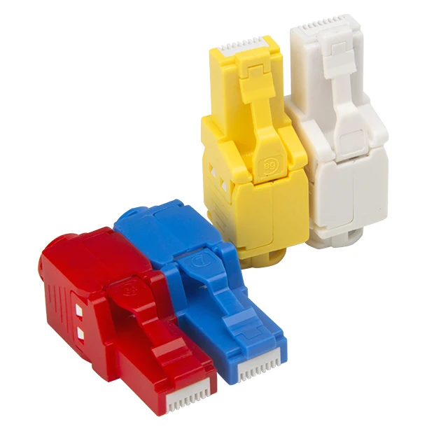 RJ45 8P8C Toolless conector Cat5e Cat6a RJ 45 modular plug UTP Cat6 RJ45 connector
