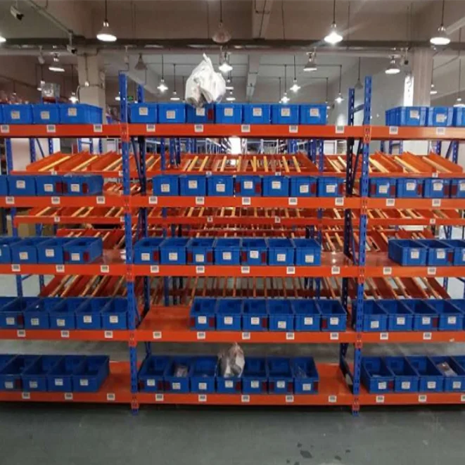 Factory Customized Q235B Steel Plastic  Roller  Flow Rack