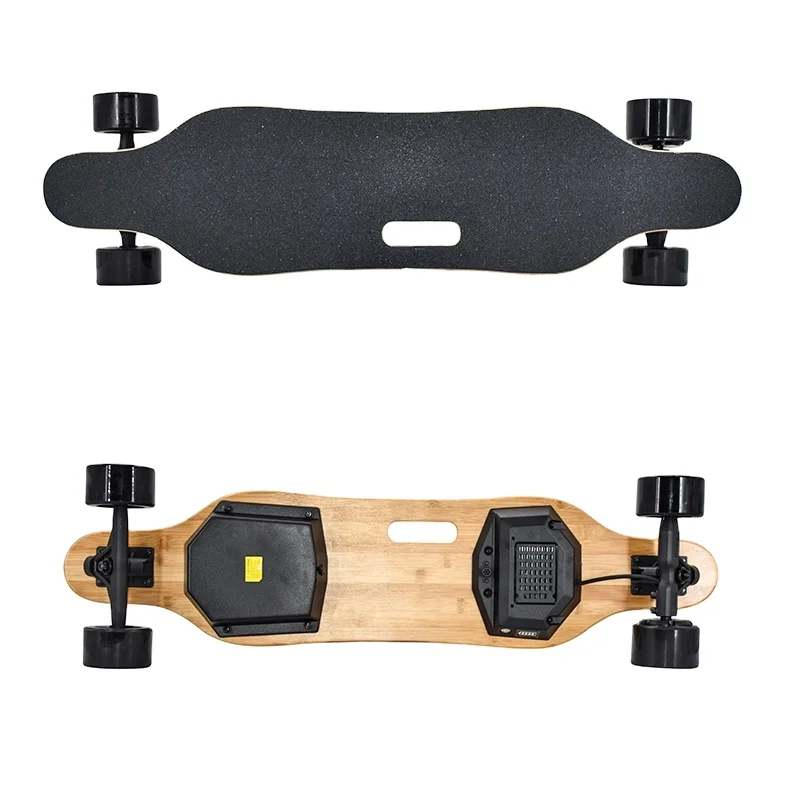 Longboard электрический скейтборд с двойным драйвером лучшее качество Лидер продаж из кленового дерева четыре колеса лонгборд