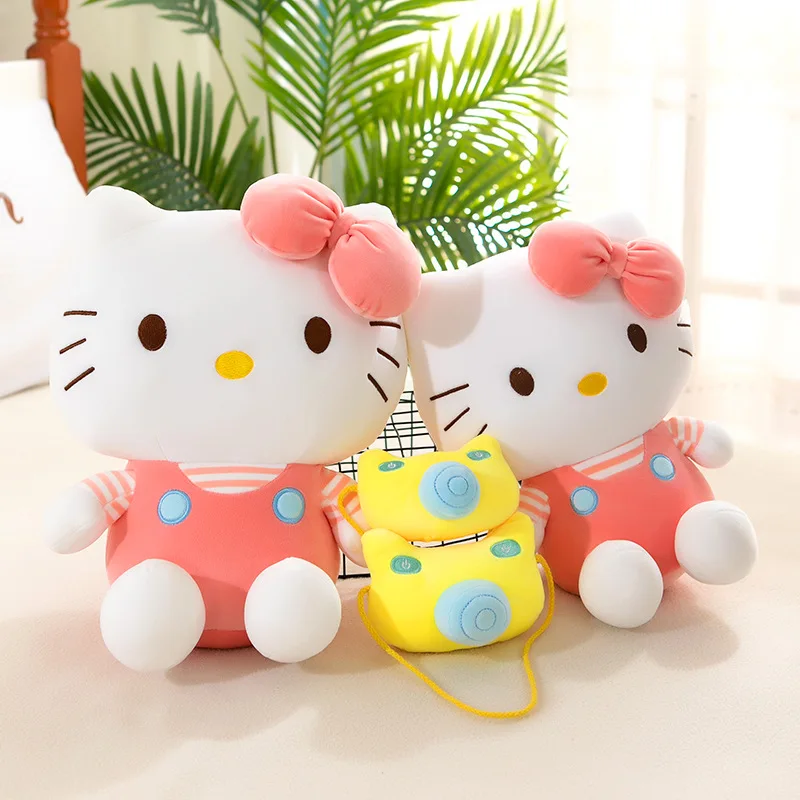 Wholesale Famous Cartoon Character Soft Toys Anime Doll Stuffed Hello Cat Kitty Plush Toys Kids Gifts