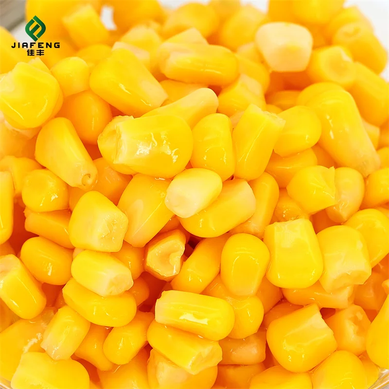 canned sweet corn factory Chinese factory makes fresh Canned Sweet Corn Kernel in syrup in tin different specifications