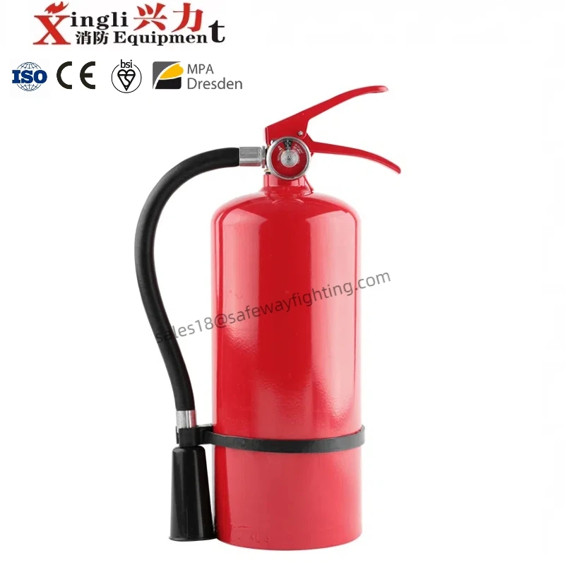 Customized Logo Dry powder/Foam/Water Stainless Steel Fire Extinguisher St12 6KG italy fire extinguisher