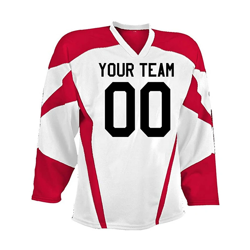 Fashion Customized Logo Team Sports Sublimation Ice Hockey Uniform Wholesale Price Ice Hockey Uniform