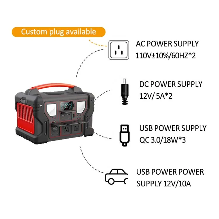 Hot selling solar power bank with mono solar panels wholesale portable Solar outdoor battery for camping solar system
