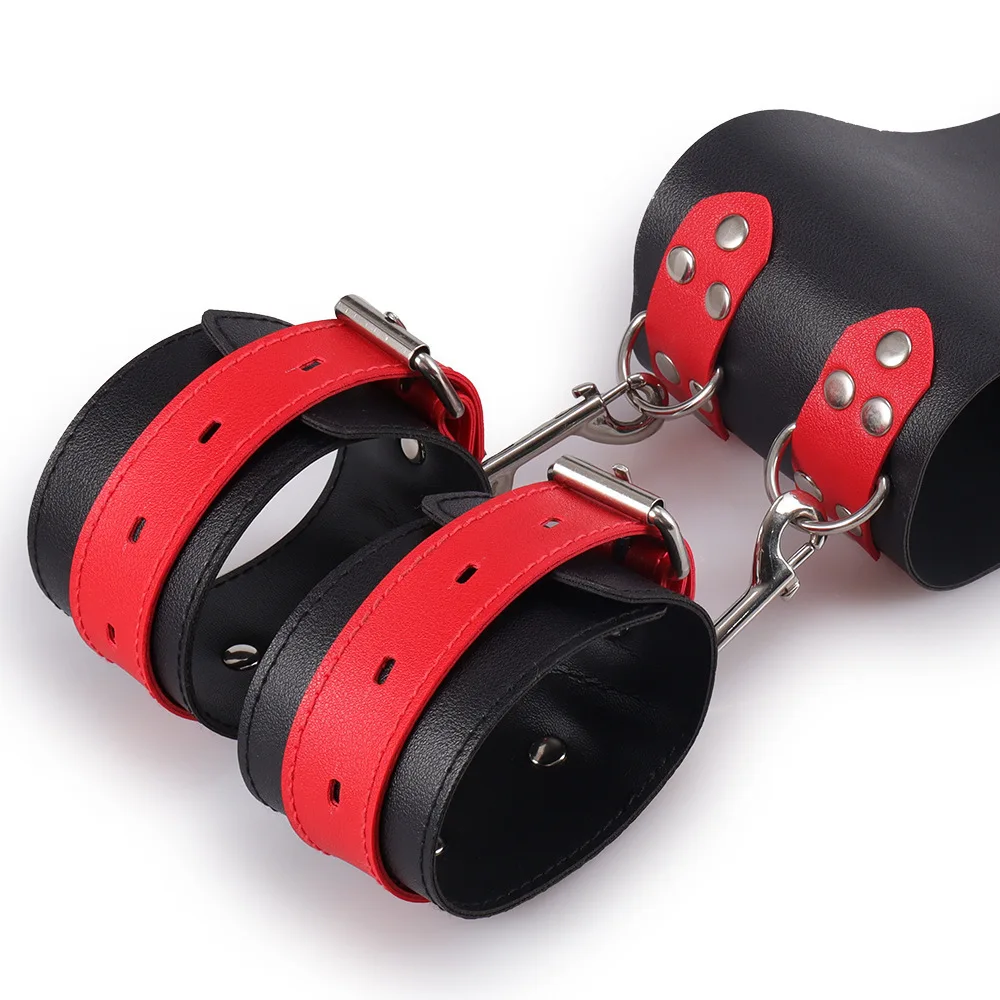 wholesale Handcuffs Leather Sex Adult Erotic Toys BDSM Restraint Shackle Devices SM bondage Play adult Toys Sex