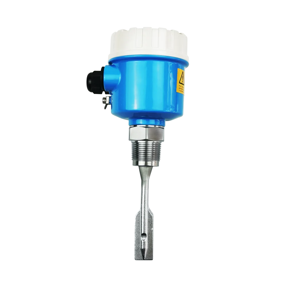 Vibrating liquid double-pronged tuning fork switch sensor