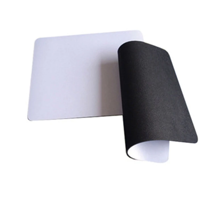 Stock 14X24 Inch Blank White Mouse Pad Material Neoprene Rubber Fabric Blank Playmat For Sublimation Printing