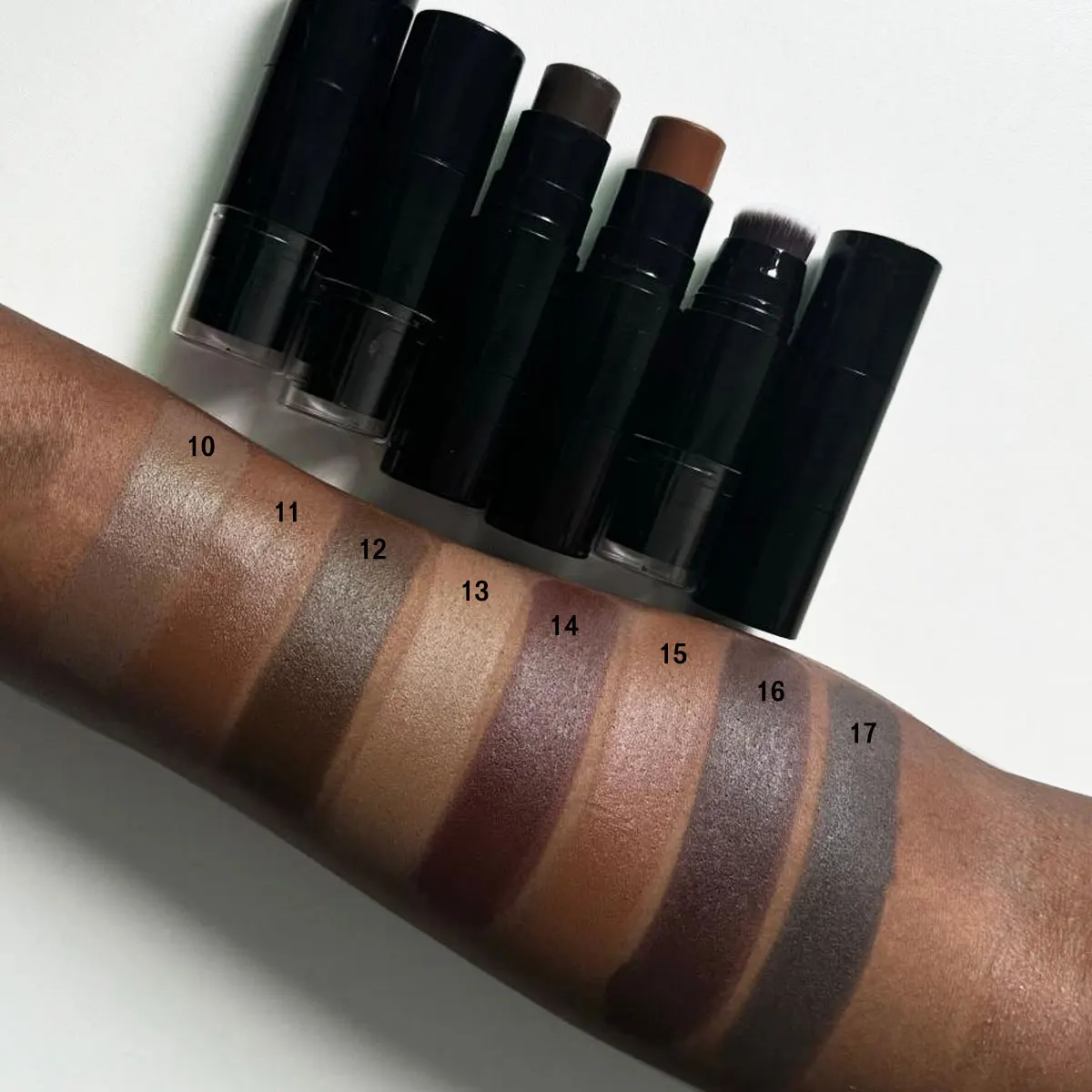 custom private label cheap cheek glow dark skin body makeup brush highlighters bronzer  stick powder highlighters bronzer