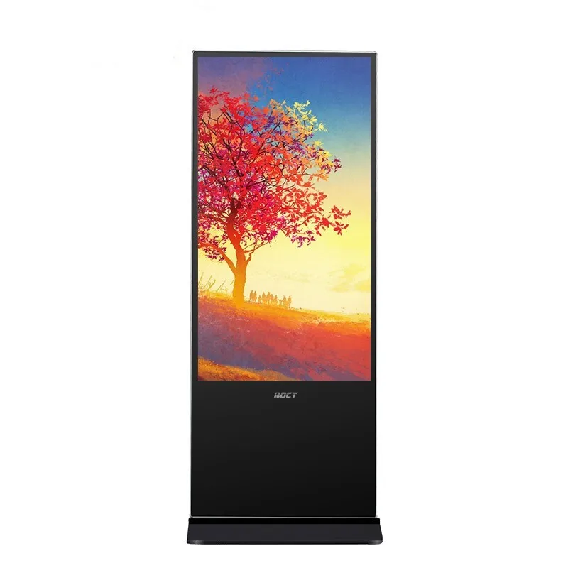 Indoor Flexible Proposal Led Lcd Floor Stand Screen Touch Standing Advertising Display