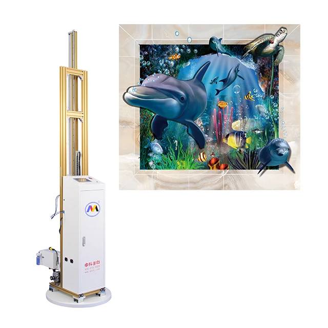 Digital Printing Machine 3D UV Flatbed Intelligent Vertical Wall Printer Digital Varnish Inkjet Printing Machine