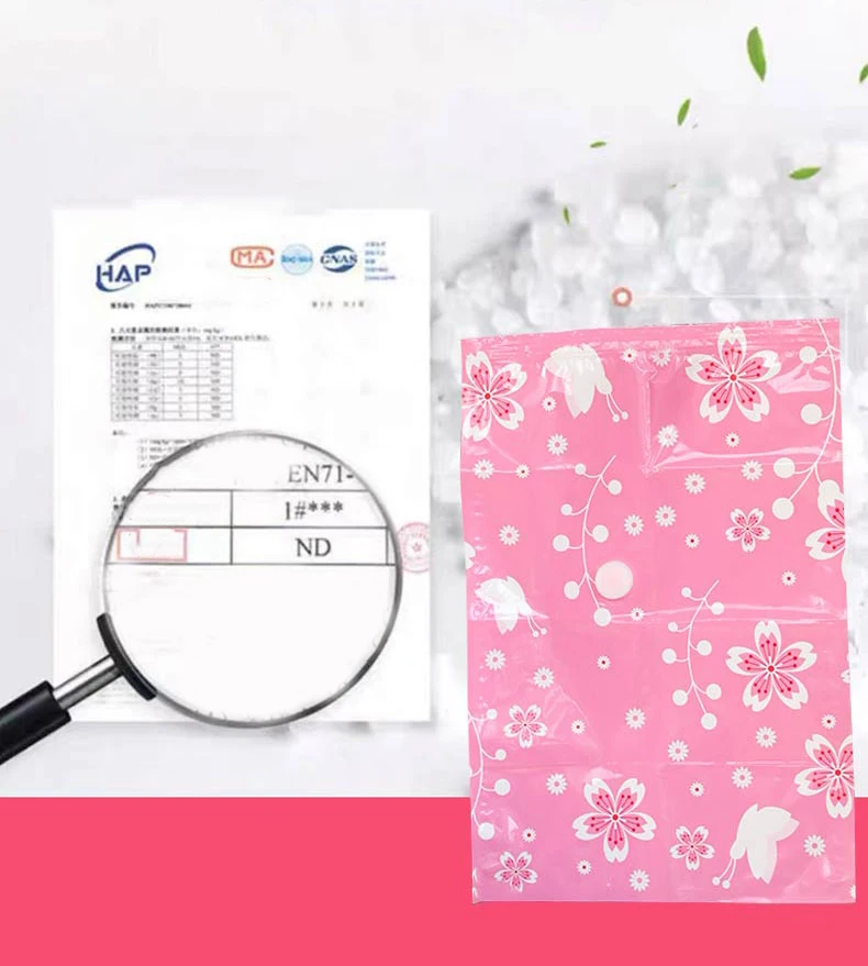 LTT1717 Dustproof Vacuum Packing Holder Organizer Thickened Vacuum Storage Bag Clothes Travel Vacuum Sealer Bag with Pump