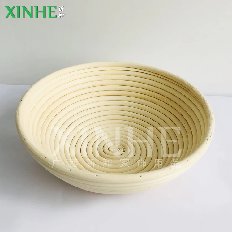 
Round Bread Rattan Bowl Factory Wholesale Food Grade Handmade Proofing Basket In Baking & Pastry Tools 