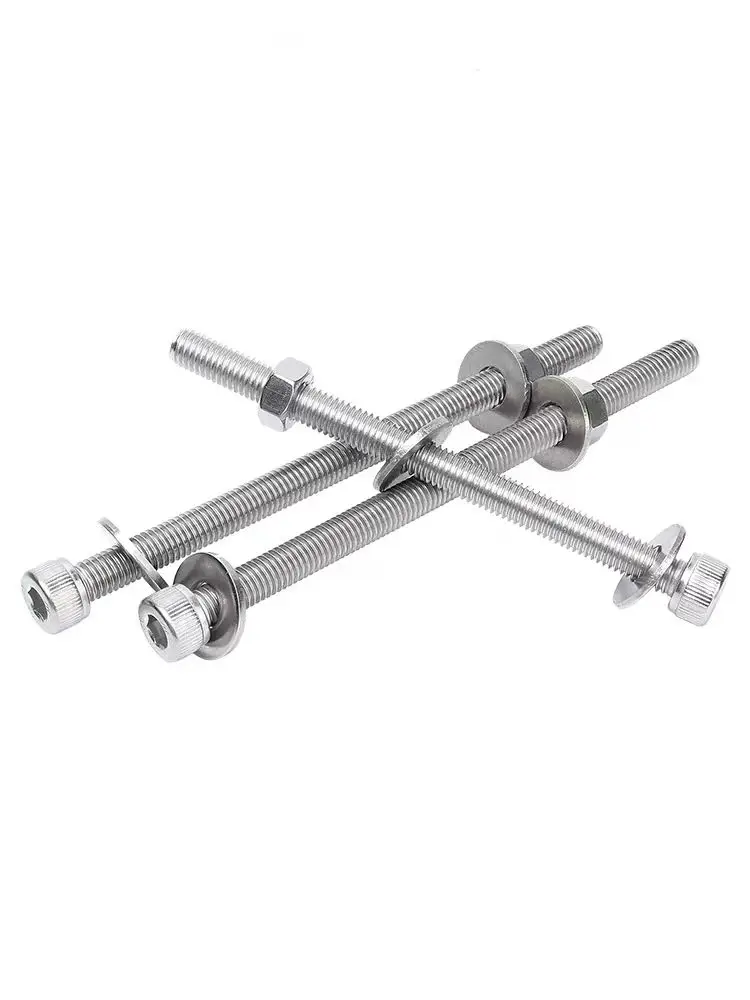 M8 x 150mm Stainless Steel Long Hex Socket Screws Lengthen Threaded Allen Key Bolt