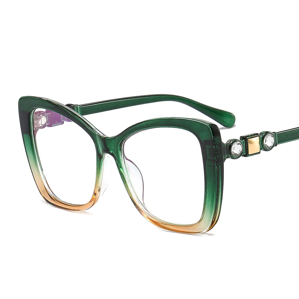 2021 New ins Style Optical Glasses Clear Square Prescription Eyeglasses Frames Ladies Women Luxury Brand Designer Sunglasses