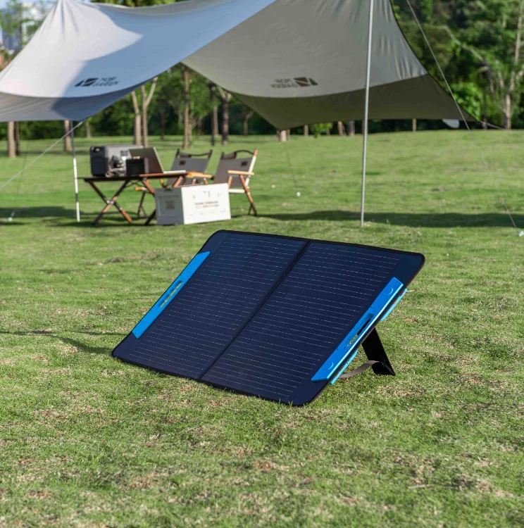 Intenergy 100w Portable Solar Panel Charger, Waterproof, Foldable & Lightweight for Camping and Traveling