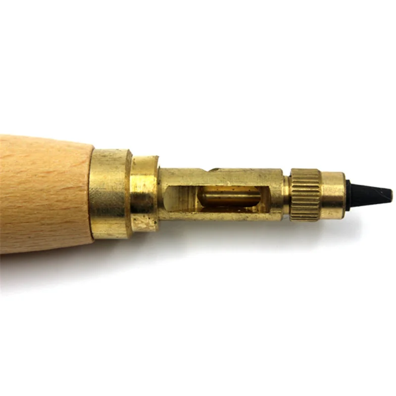 Screw Hole Punch Leather Tool Book Drill Craft Paper Kit 6 Tips 1.5mm 2mm 2.5mm 3mm 3.5m 4mm Ready to