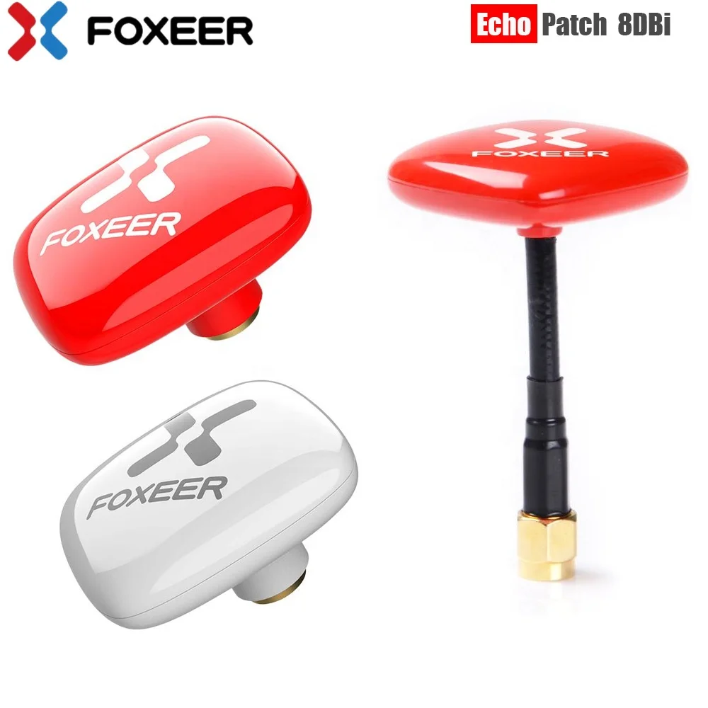 Foxeer Echo Patch Antenna 8Dbi 5.8Ghz RHCP LHCP SMA Mini FPV Antenna 21.7Mm/160Mm For Rc Racing Drone