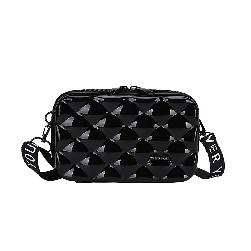 Wholesale Waterproof Floral Beauty Small Makeup Box PC Cosmetic Case Hard Shell Zipper Case Mini Storage Bag