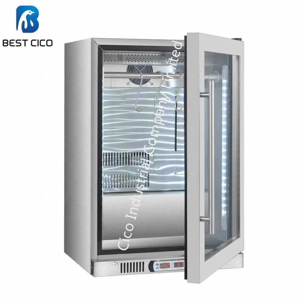 Trade Assurance Homeuse Mini Size Meat Drying Aged Display Refrigerator DA-138B