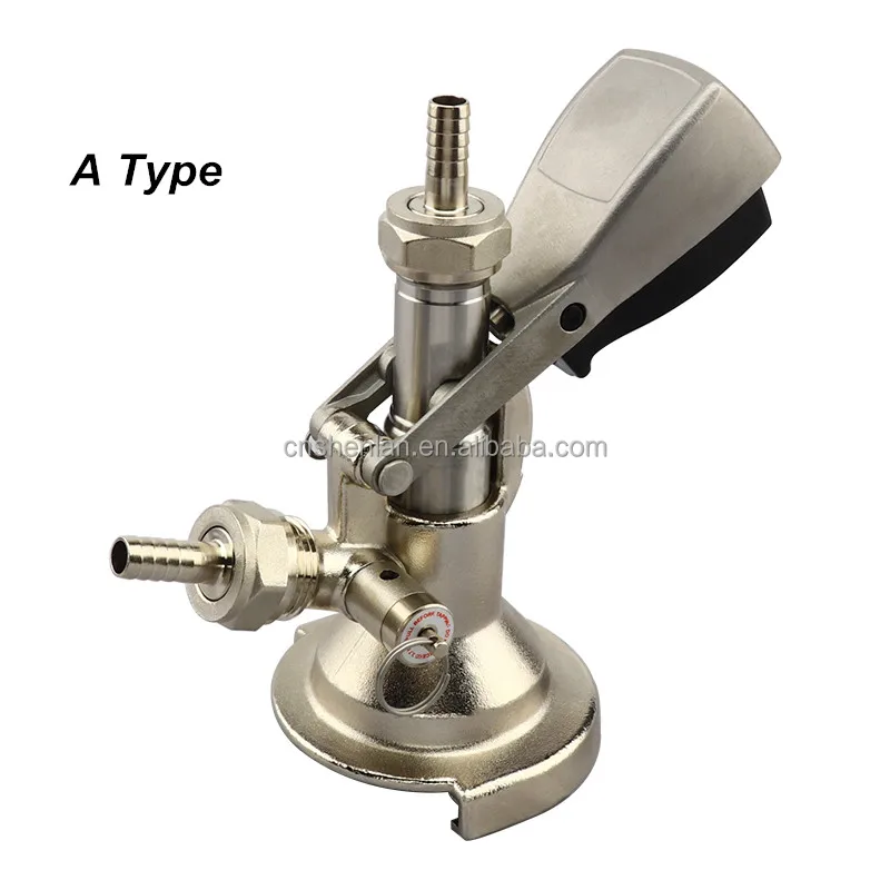 Type A D S G Beer Keg Dispenser Coupler With Valve For Beer Keg