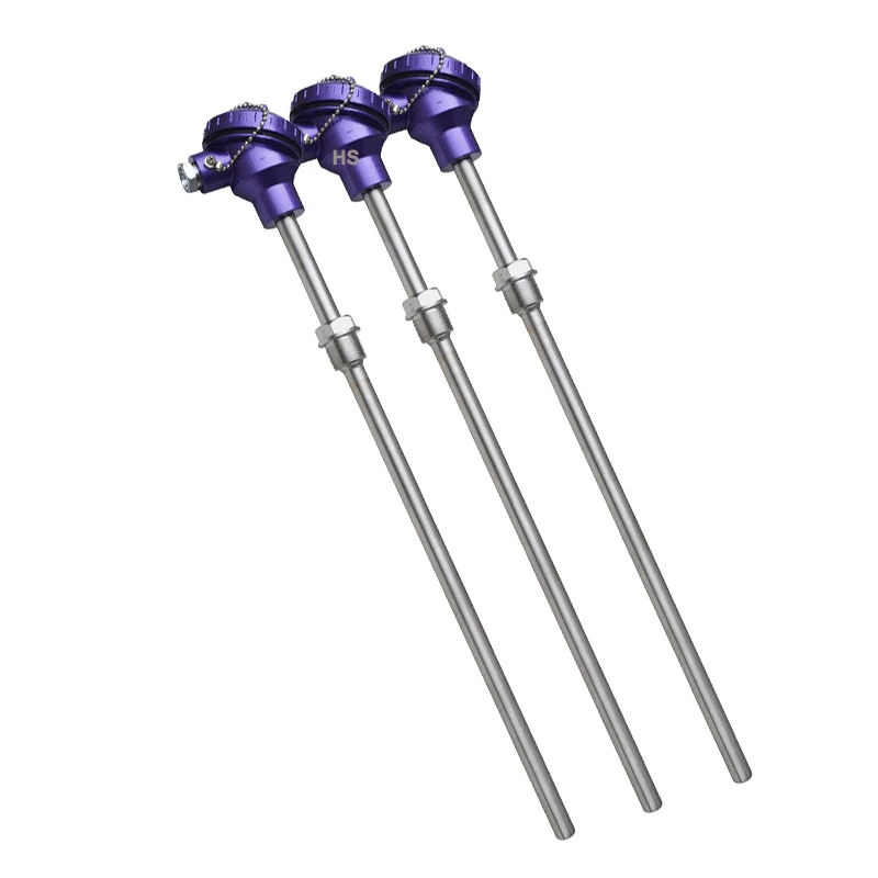 Industrial Use PT100 Thermocouple RTD Probe With Fixed Screw