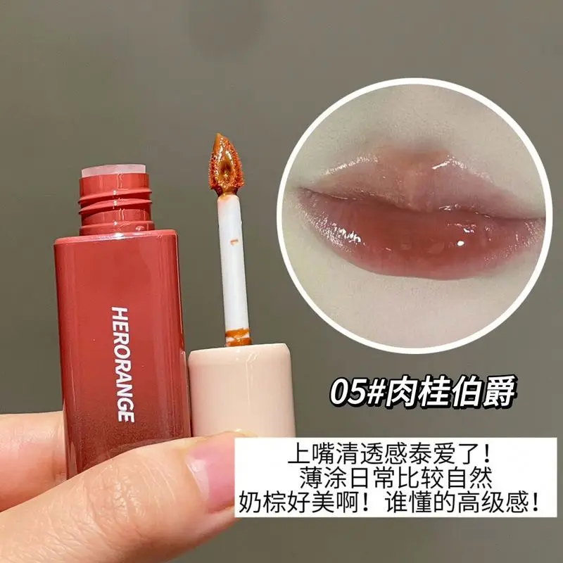 factory New HERORANGE 6-color Velvet gloss cream long lasting waterproof matte lipstick lip care