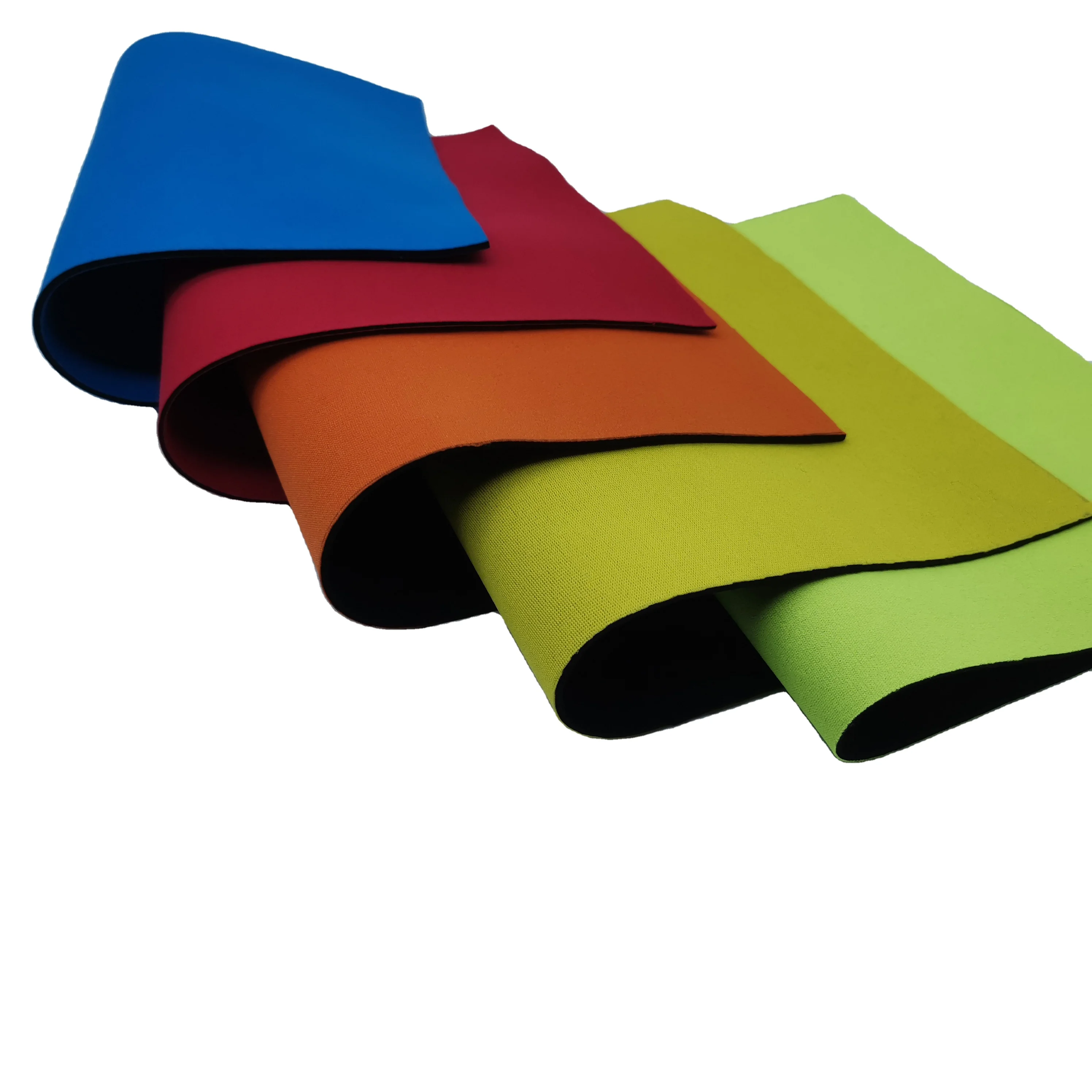 Soft SBR Rubber Fabric Nylon Polyester Neoprene Wholesale Colorful Pattern 3mm 7mm Neoprene Fabric For Dress Sports Bag On Sale