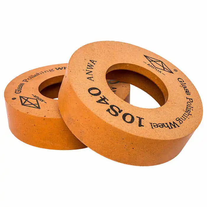 Rubber Diamond Glass Grinding Polishing 10S wheels For Glass Edge Processing