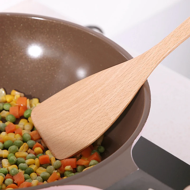 Kitchen spatula custom wooden spatulas turner for cooking