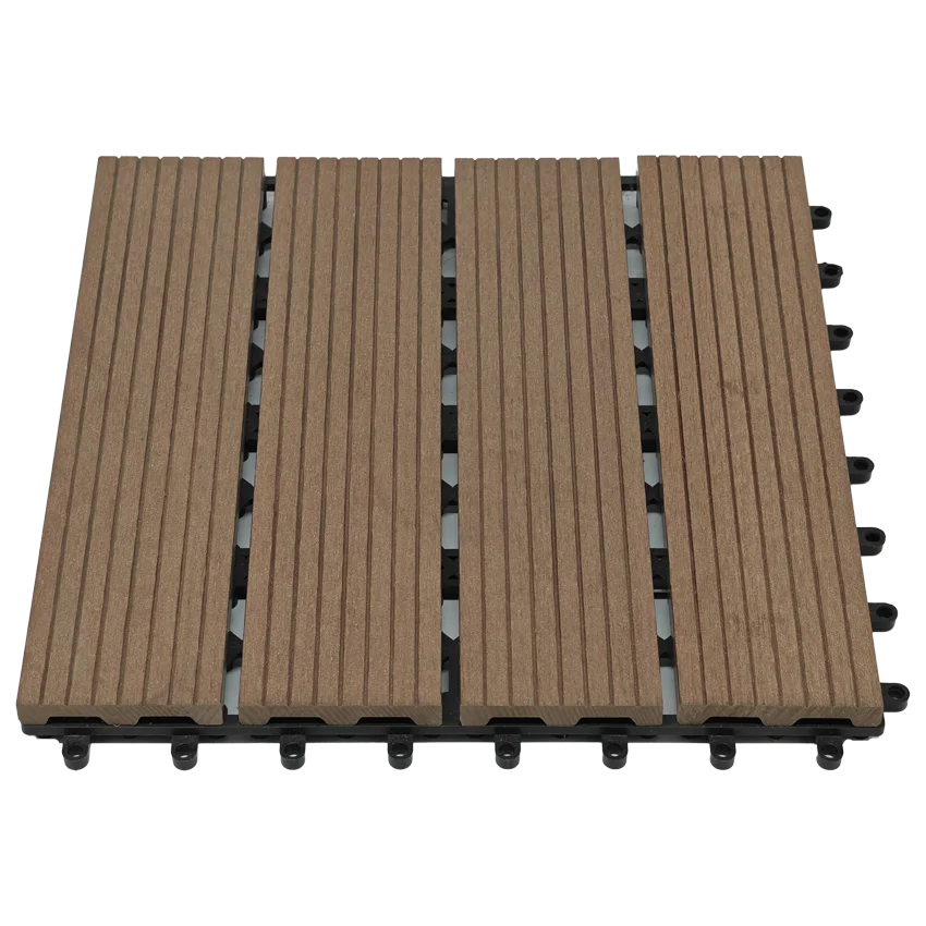 WPC DIY Decking Customizable Interlocking Decking Tiles
