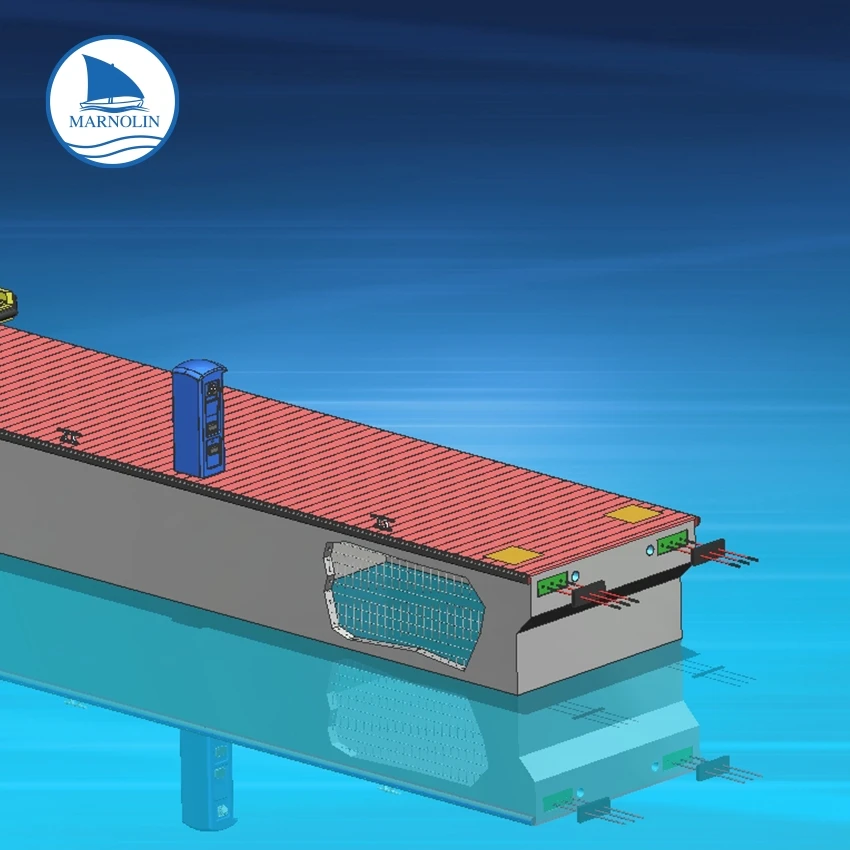 Concrete floating dock jet ski dock aluminum floating platform