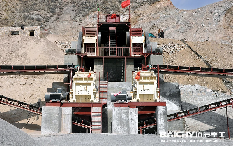 150-250tph Limestone Granite Riverstone Coal Andesite Ballast Quartz Complete Stone Crushing Production Line Rock Crusher Plant 
