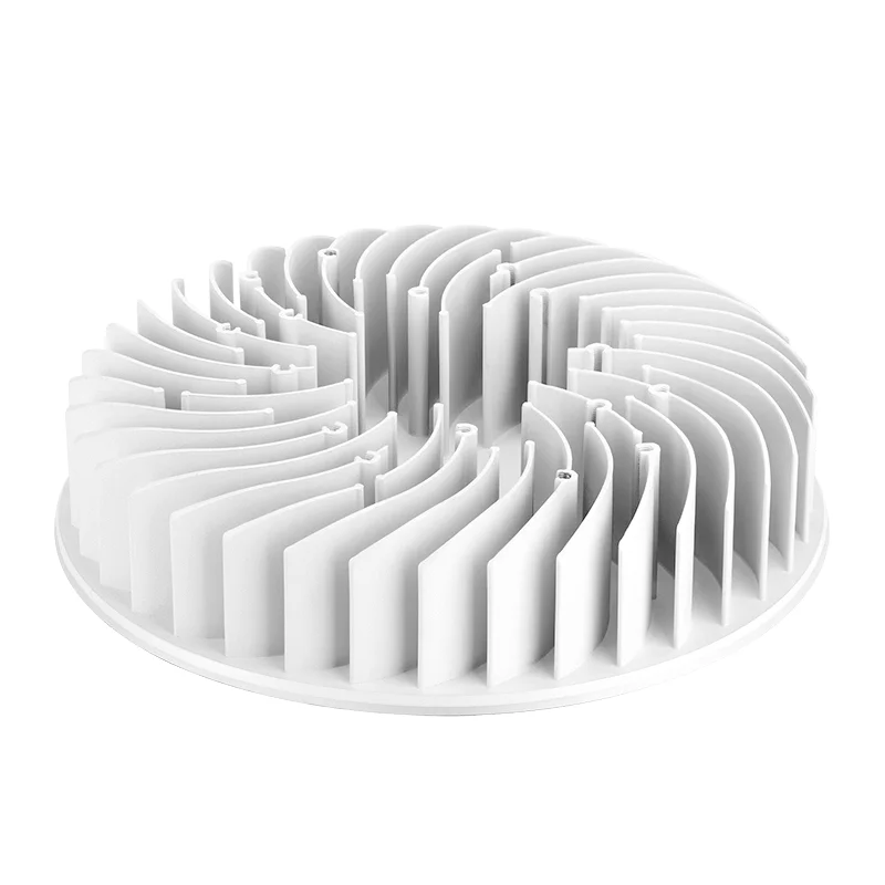 Diameter 280mm Height 65mm 200W Low Price Led Bulb Heatlight White Aluminum Heatsink For Ic