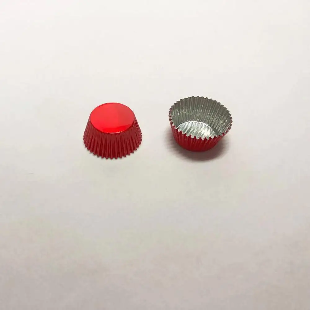 Different shape and different use aluminium foil chocolate cup Aluminum foil pudding cups