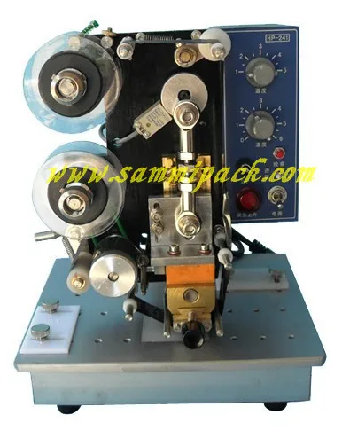 3 Line print date encoding machine, ribbon, color ribbon printer, hand made ribbon batch number coder Internet TV