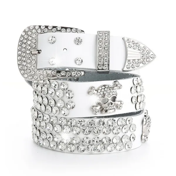 Женские джинсы из натуральной кожи с инкрустацией стразами и стразами