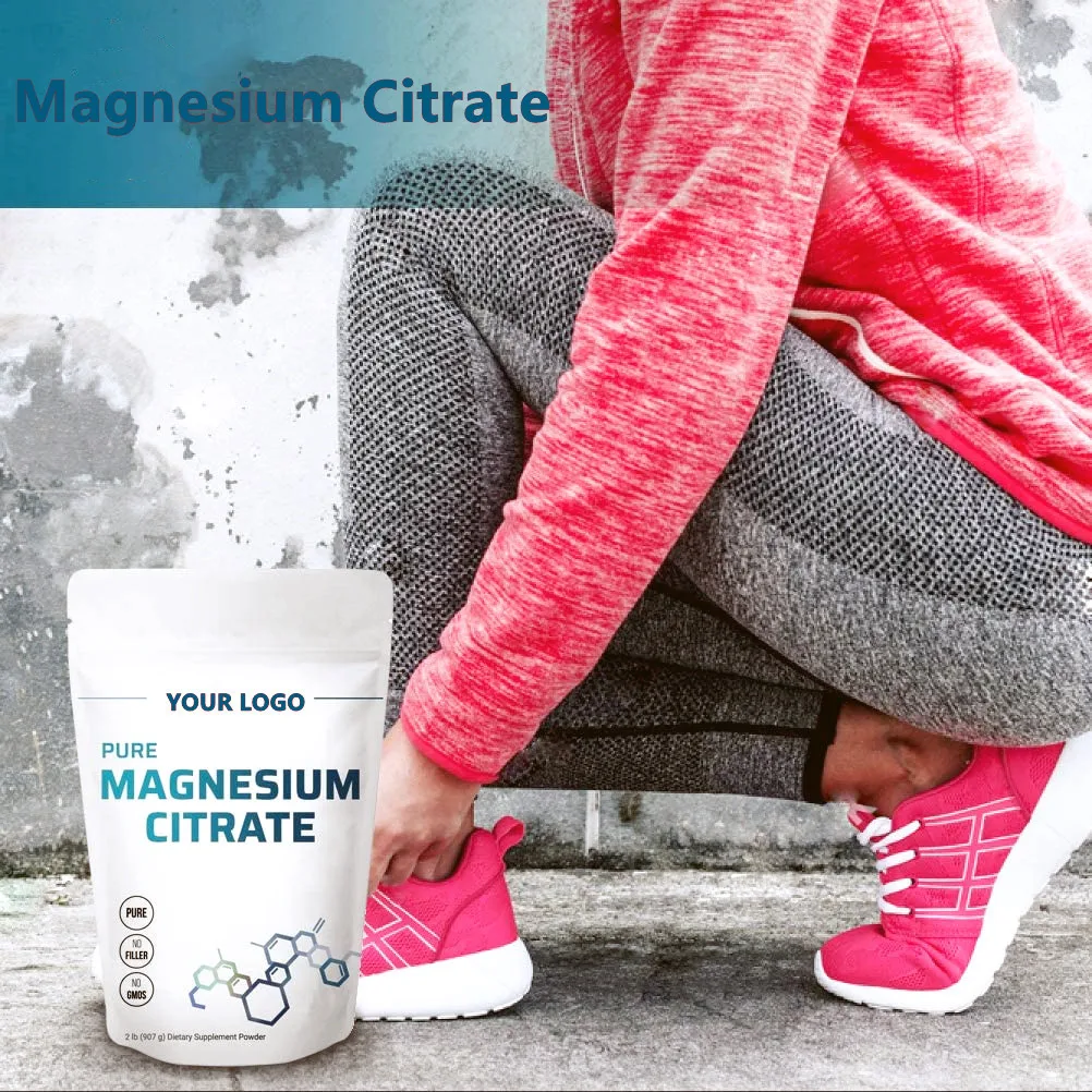 Private Label Factory Price Magnesium Citrate Food Grade Magnesium Citrate Powder