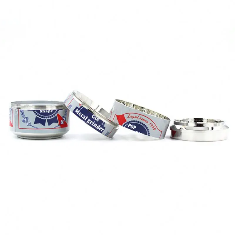 
Wholesale 4 Layer Herb Herbal Weed Grinder Weed Accessories Tobacco Crusher 52mm Metal herb grinder 