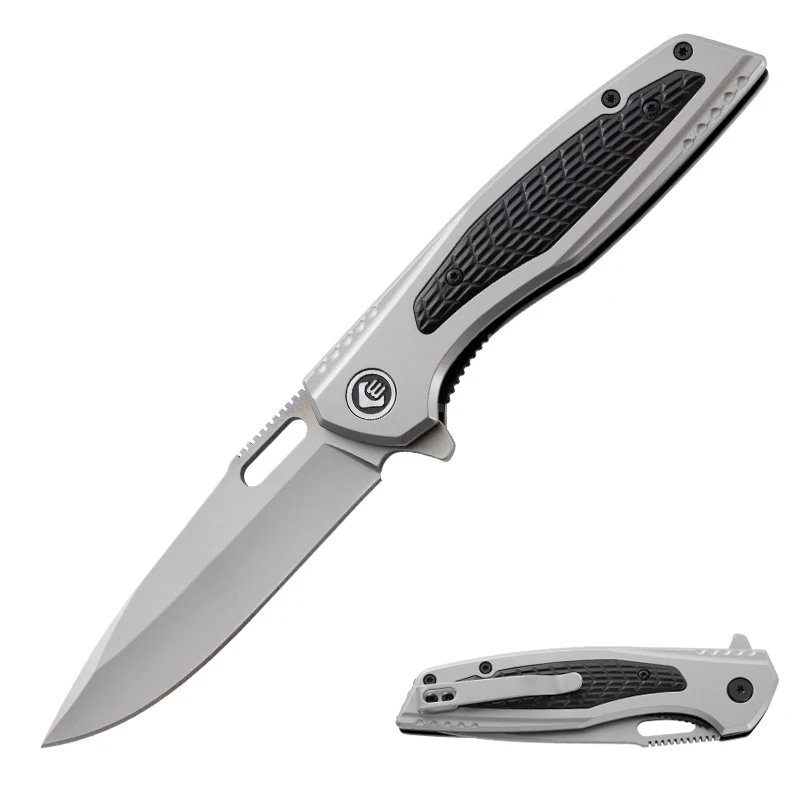 Factory Direct new custom D2 blade Black G10 handle DIY Survival outdoor hunting camping tactical Wholesale OEM pocket knife