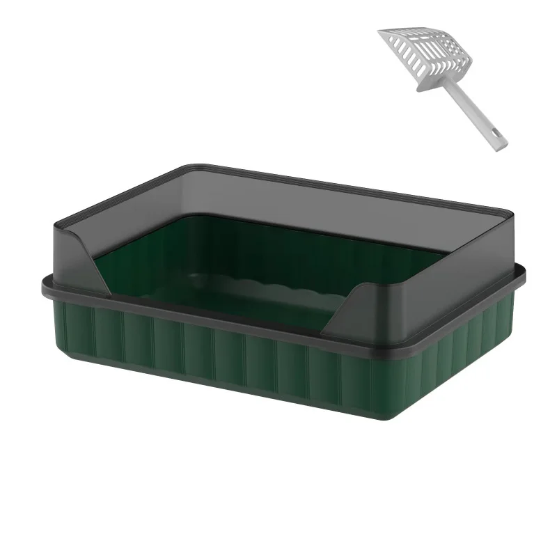 MMG Cleaning Pet Products Separate Open Cat Toilet Anti Splash Extra Large Space Cat Toilet Litter Box